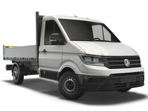 vw crafter cabine única basculante 2021 Modelo 3D