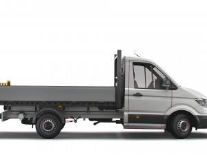 vw crafter single cab tipper 2021 3D Model