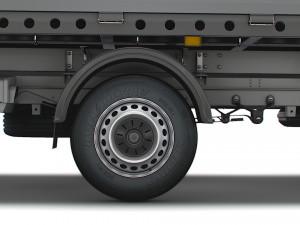 vw crafter single cab tipper 2021 3D Model