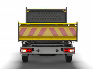 vw crafter single cab tipper 2021 3D Model
