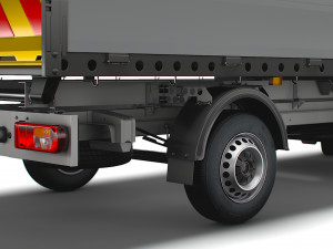 vw crafter single cab tipper 2021 3D Model