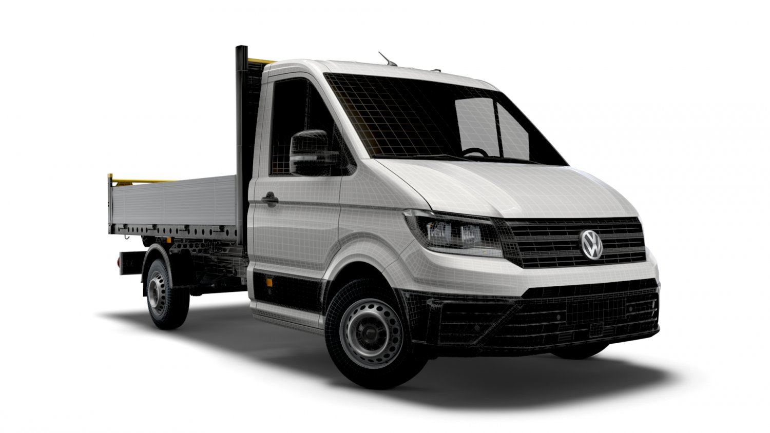 Vw Crafter Single Cab Tipper 2021 3D Модель In Грузовик 3DExport