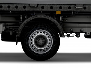 vw crafter single cab tipper 2021 3D Model