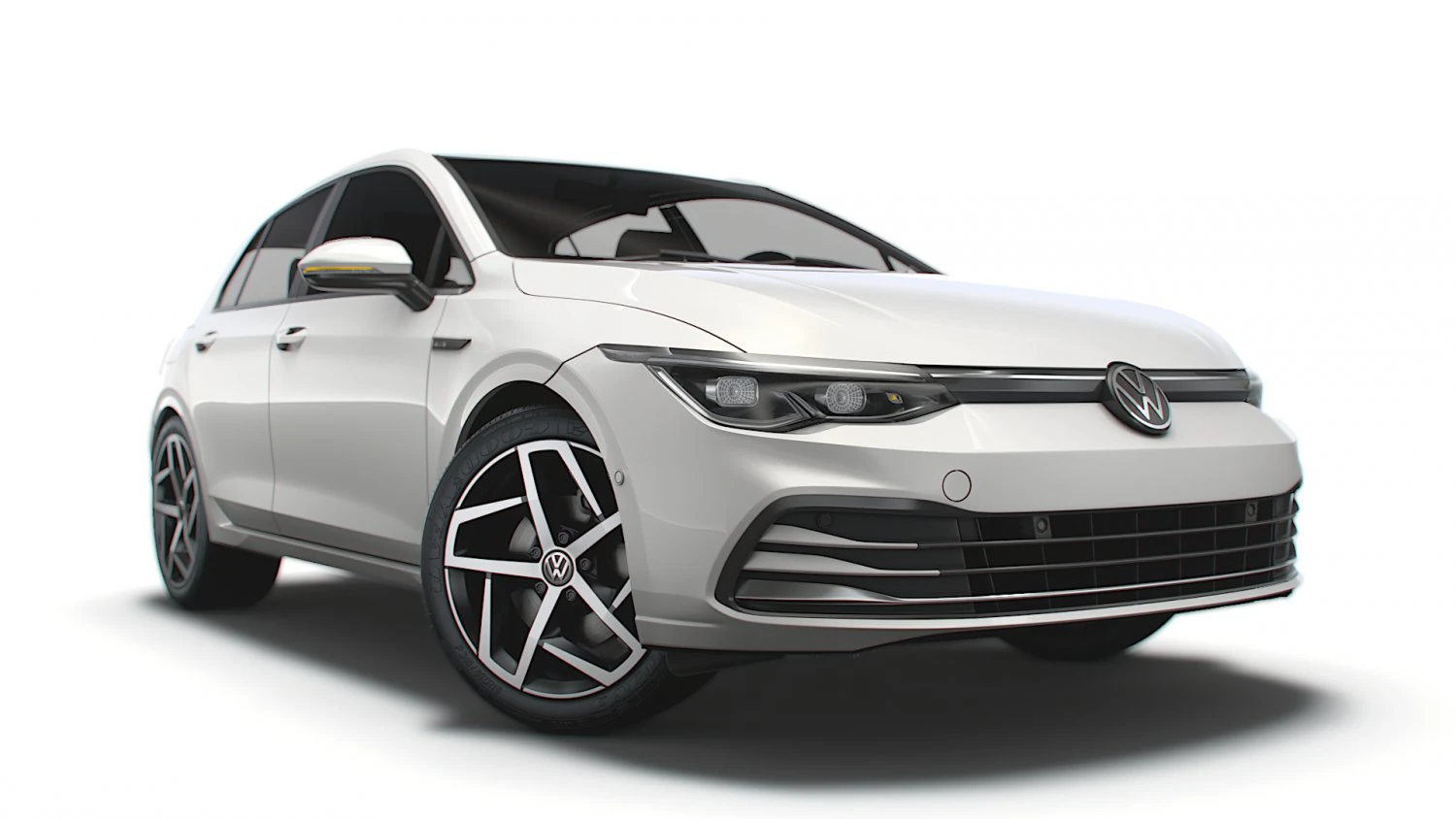 vw golf style 2021 3D Model .c4d .max .obj .3ds .fbx .stl .blend 