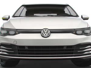 vw golf style 2021 3D Model