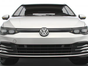vw golf style 2021 3D Model