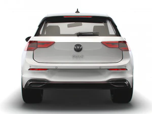 vw golf style 2021 3D Model
