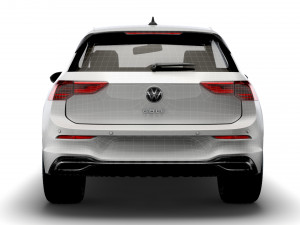 vw golf style 2021 3D Model