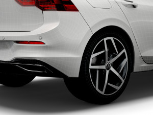 vw golf style 2021 3D Model