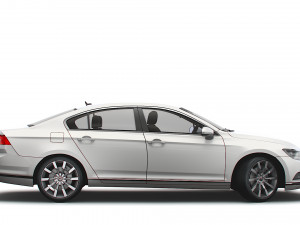 vw passat highline b8 2019 Modelo 3D