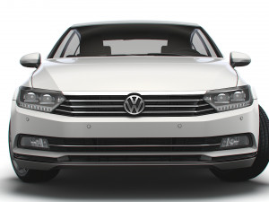 vw passat highline b8 2019 Modelo 3D