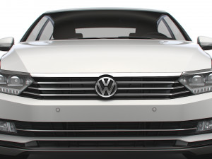 vw passat highline b8 2019 Modelo 3D