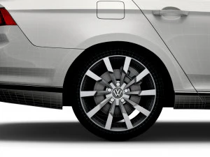 vw passat highline b8 2019 3D Model