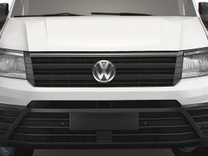 vw crafter luton tail lift 2021 3D Модель
