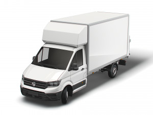 vw crafter luton tail lift 2021 3D Модель