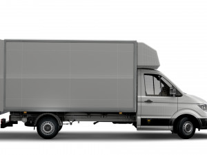 vw crafter luton tail lift 2021 3D Модель