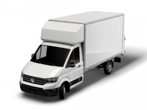 vw crafter luton tail lift 2021 3D Модель
