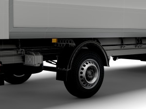 vw crafter luton tail lift 2021 3D Модель