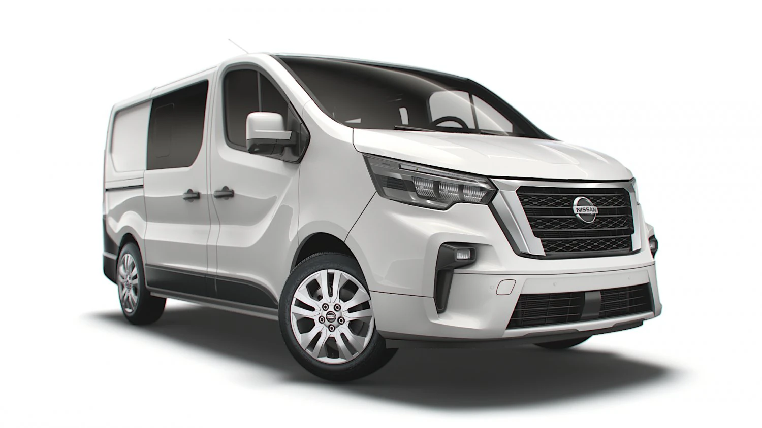 nissan nv 300 combi 2021 3D Model .c4d .max .obj .3ds .fbx .stl .blend 
