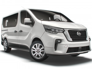 nissan nv 300 minibus 2021 3D 模型