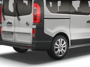 nissan nv 300 minibus 2021 3D Model