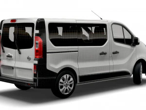 nissan nv 300 minibus 2021 3D Model