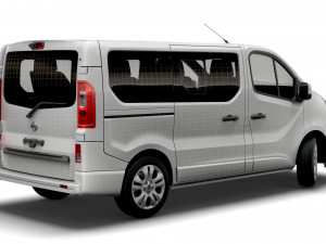 nissan nv 300 spaceclass 2021 3D मॉडल