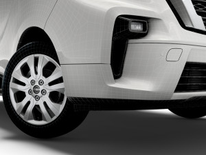 nissan nv 300 van 2021 3D Model