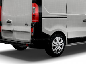 nissan nv 300 van 2021 3D Model