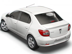 dacia logan 2019 3D Model