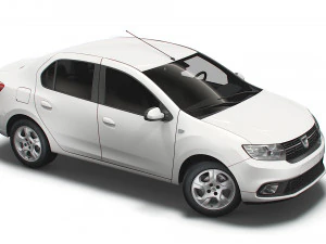 dacia logan 2019 3D Model