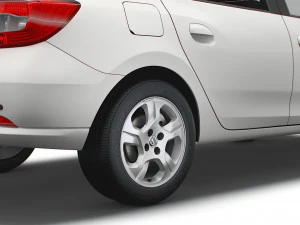 dacia logan 2019 3D Model