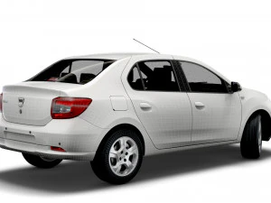 dacia logan 2019 3D Model