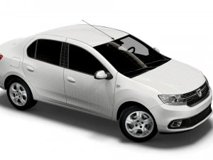 dacia logan 2019 3D Model
