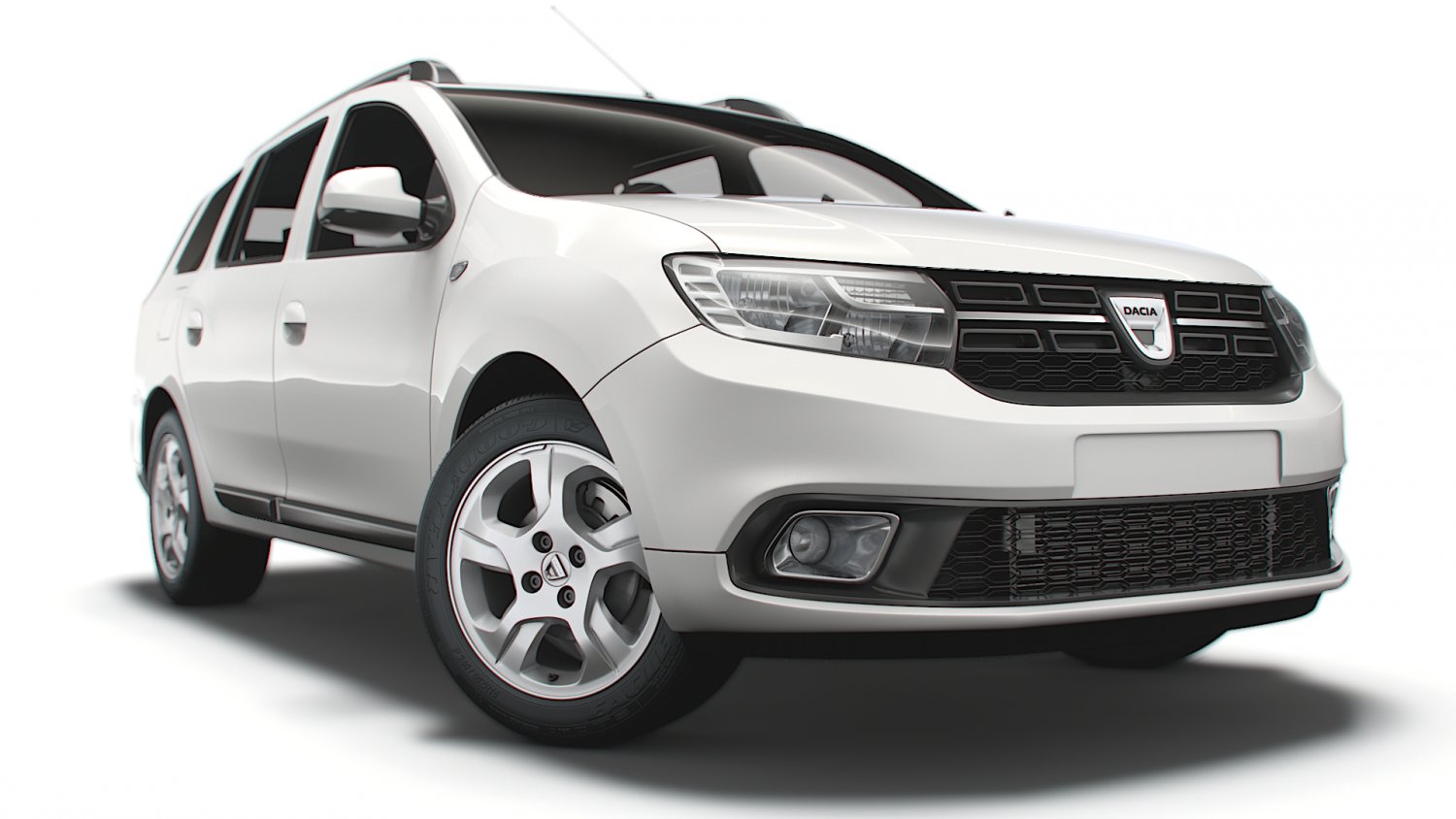 dacia logan mcv 2019 3D Модель in Седан 3DExport