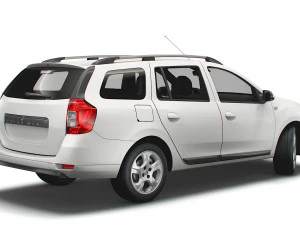 dacia logan mcv 2019 3D Model