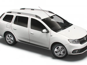 dacia logan mcv 2019 3D Model