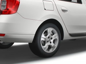 dacia logan mcv 2019 3D Модель