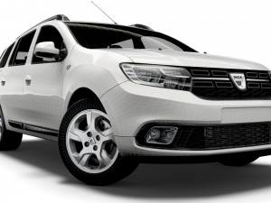 dacia logan mcv 2019 3D Модель