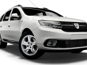 dacia logan mcv 2019 3D Model