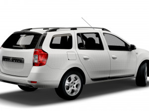 dacia logan mcv 2019 3D Модель