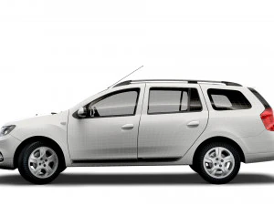 dacia logan mcv 2019 3D Model
