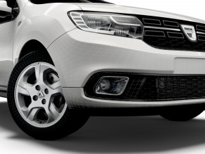 dacia logan mcv 2019 3D Модель