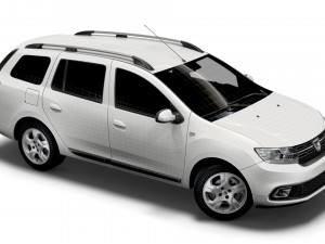 dacia logan mcv 2019 3D Модель