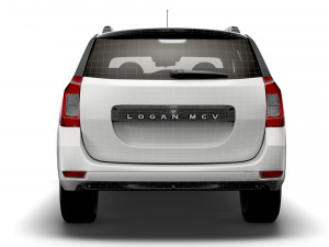 dacia logan mcv 2019 3D Модель