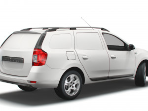 dacia logan mcv van 2019 3D in 3DExport