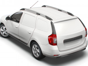 dacia logan mcv van 2019 Modello 3D