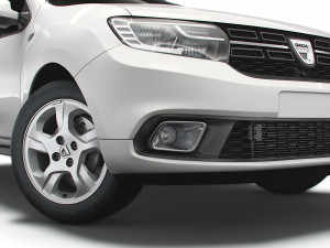dacia logan mcv van 2019 Modello 3D