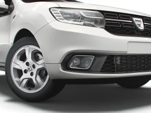 dacia logan mcv van 2019 3D Model