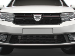 dacia logan mcv van 2019 Modello 3D
